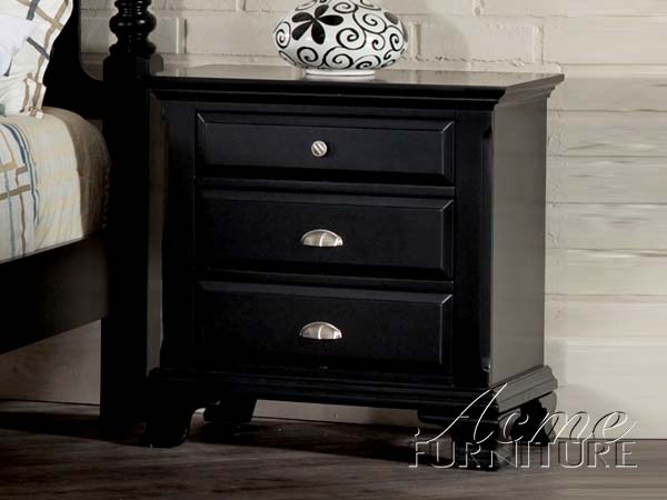 ACME Furniture 10433 Queen Bedroom Nightstand Black