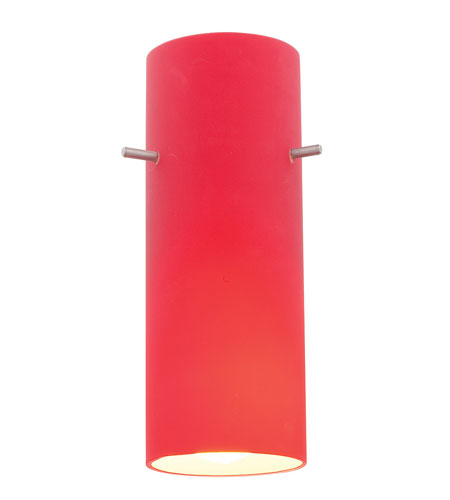 23130-red Inari Silk Glass Cylinder - Red