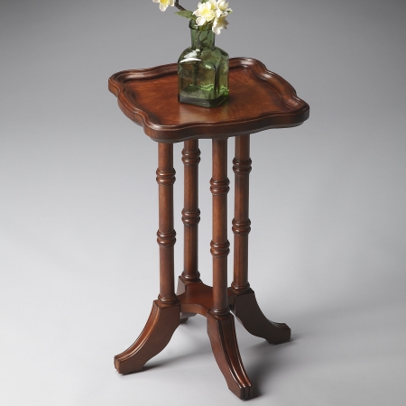 Butler 0937101 Scatter Table  Olive Ash Burl