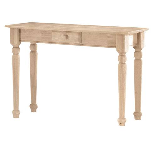 International Concepts BJ7S Traditional Sofa Table with Drawer