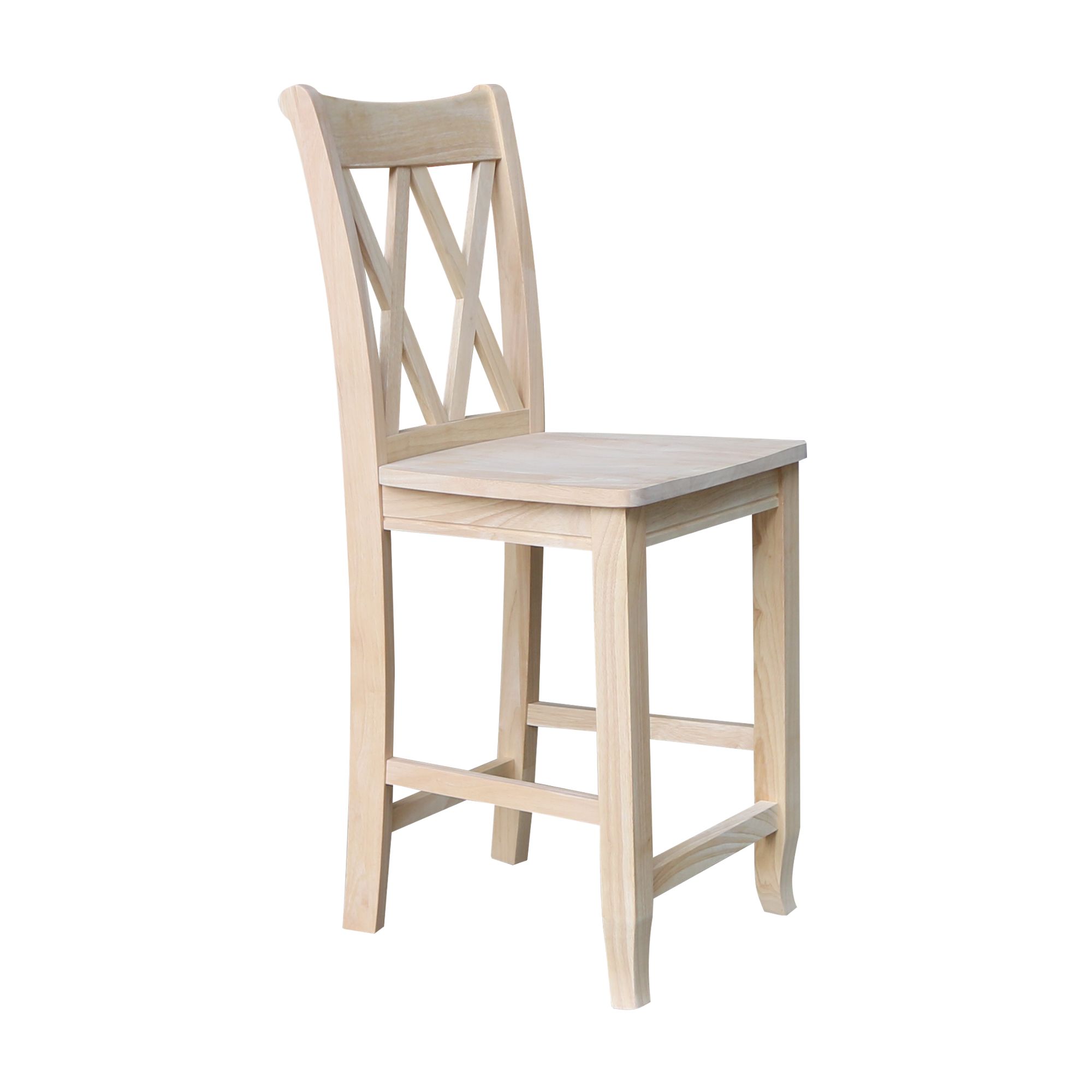 S-202 24 In. H Double X Back Stool