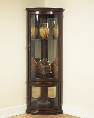 Jonathan E David Furniture C131 Corner Curio Cabinet