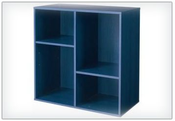 FlexHOME  PS105114BW FlexHOME 30 in. Multifunctional Cube- Blue Pine