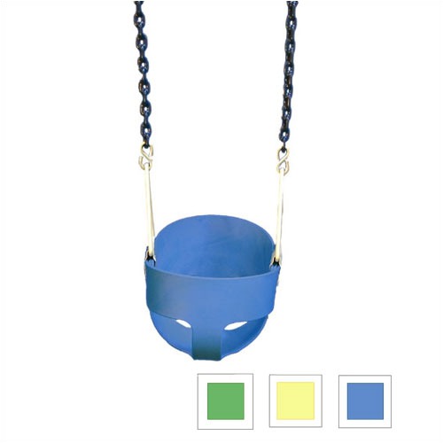 04-0008-b/b Full Bucket Toddler Swing - Blue