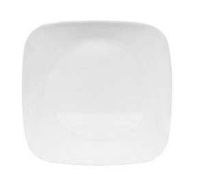 - Corell 1075553 Wht Br-butter Plate Square - Pack Of 6