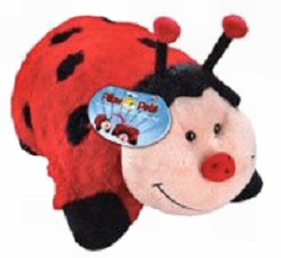 Ontel PPBUGMC4 Ladybug Pillow Pet Pack of 4