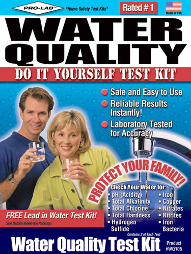 Do-it-yourself Water Quality Test Kit Wq105