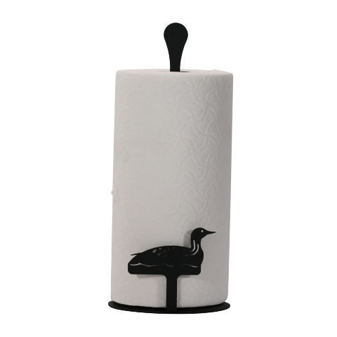 Pt-c-116 Paper Towel Holder - Loon-duck Silhouette