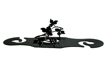 Village Wrought Iron WRC157 Grapevine Wine Caddy