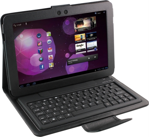 Next Success CHIBTPFGALAXYTAB10 A Protective Samsung Galaxy Tab 10.1 in. Portfolio Case Bluetooth Keyboard Next Success CHIBTPFGALAXYTAB10 A Protective Samsung Galaxy Tab 10.1 in. Portfolio Case Bluetooth Keyboard