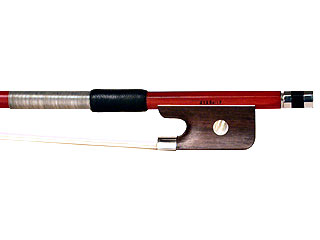 Saga LB10C .5 Size Brazilwood Cello Bow with Rosewood Frog