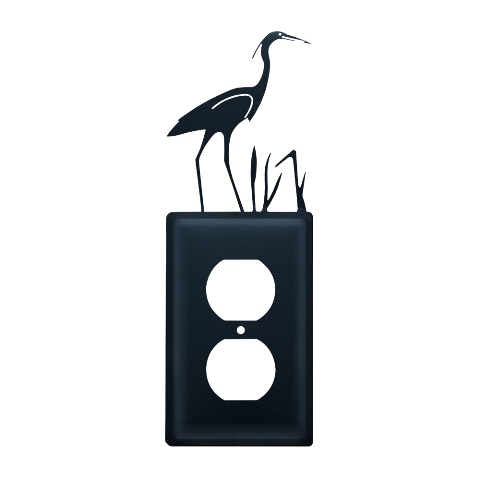 Heron Outlet Cover-black