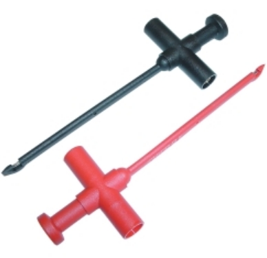 Ezhxelrb 2 Piece Insulation Piercing Hooks - Red - Black