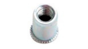 Mar47435 10-24 Poly-nut Low Profile Flange - Steel Grip Range - 0.020 - 0.080 Box Of 50