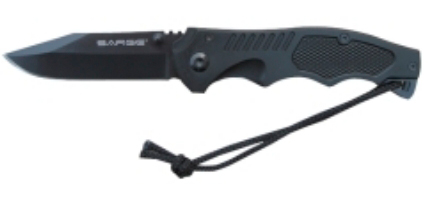 Sarsk-803 Black Aluminum Tactical Knife