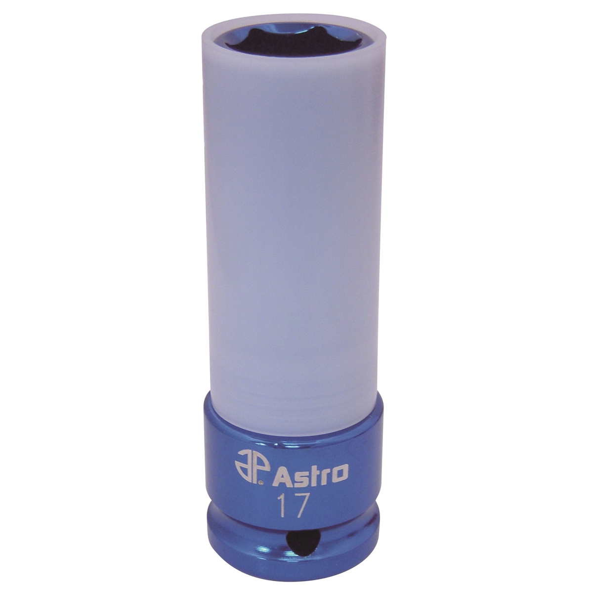Astro Pneumatic Ast7870-17 17mm Impact Socket With Chrome Protective Plastic Sleeve And Shallow Broach