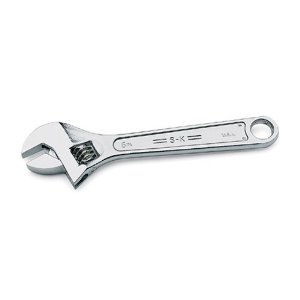 S K Hand Tools SKT8010 .13in. Jaw Capacity 10in. Adjustable Wrench