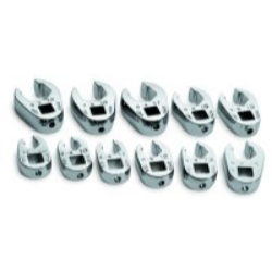 Skt4511 .38in. Drive Metric Flare Nut Crowfoot Wrench Set - 11 Pieces