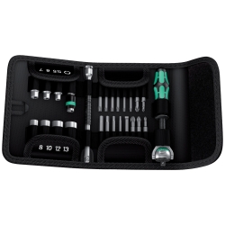 Wer05051045002 Zyklop .25in. Socket-bit Set With Pouch - 28 Pieces
