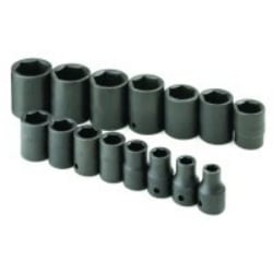 Skt4035 .50in. Drive 6 Point Sae Impact Socket Set - 15 Pieces