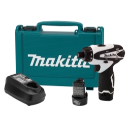 Makita MAKFD01W 12V Max Lithium Ion Cordless .25in. Hex Driver Drill Kit Makita MAKFD01W 12V Max Lithium Ion Cordless .25in. Hex Driver Drill Kit