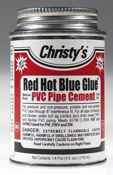 4 Oz Red Hot Blue Glue Low Voc