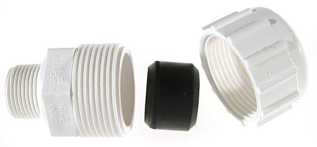 B And K Industries .50 In. Pvc Compression Male Adapters 161-103