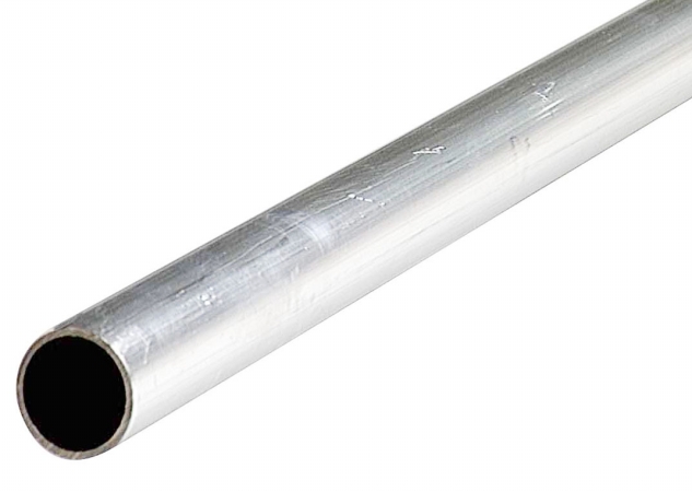 Md Products 1in. X 48in. Round Tubing Mill Aluminum 61674