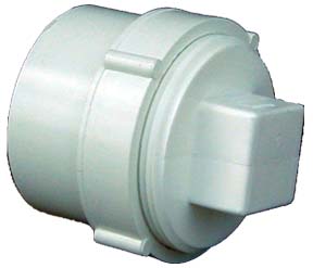 4in. Sch. 40 Pvc-dwv Clean-out Fitting With Threaded Plug 71640