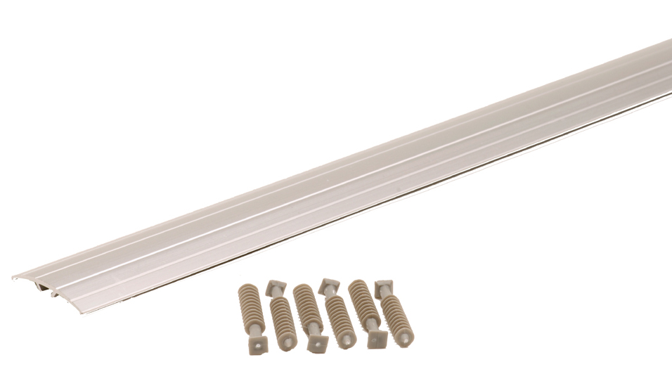 Md Products 36in. Silver MultiFloor Transition With Hidden Fasteners 46131