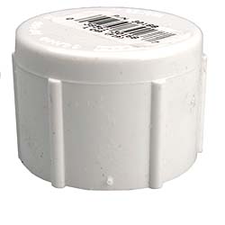 1in. Pvc Sch. 40 Threaded Caps 30168 - Pack Of 10