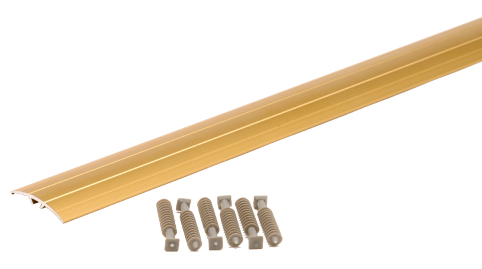 Md Products 36in. Gold MultiFloor Transition With Hidden Fasteners 46137