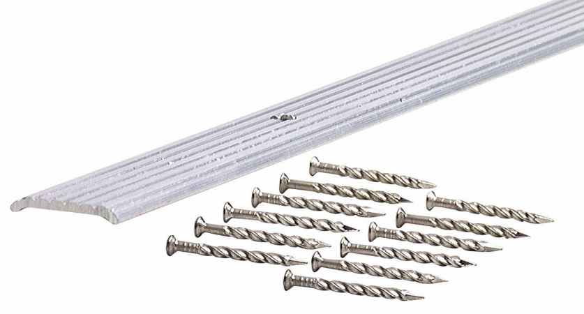M-d Products .75in. X 72in. Satin Brass Fluted Seam Binder 79129 M-d Products .75in. X 72in. Satin Brass Fluted Seam Binder 79129