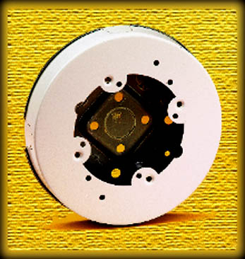 Wiremold 4in. White Round Ceiling Box BW4F