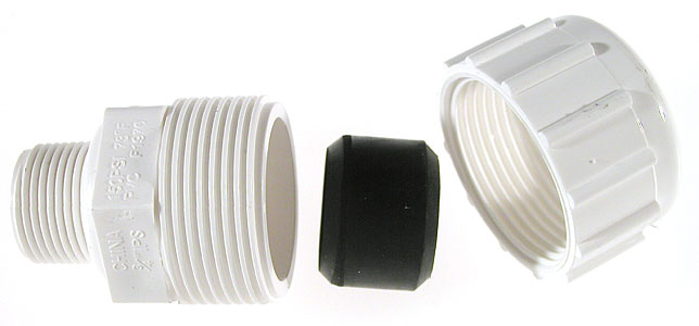 B And K Industries 1in. Pvc Compression Male Adapters 161-105