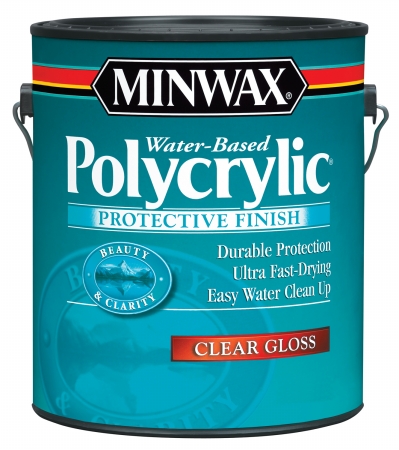 1 Gallon Semi Gloss Polycrylic Protective Finishes 14444 - Pack Of 2