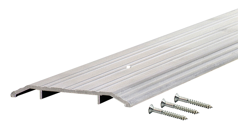 M-d Products 4in. X .50in. X 72in. Aluminum Heavy Duty Fluted Top Threshold 11544 - Pack Of 6