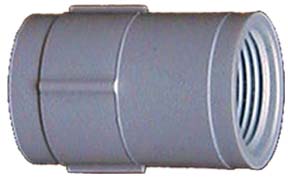 .50in. Pvc Sch. 40 Threaded Couplings 30125 - Pack Of 10