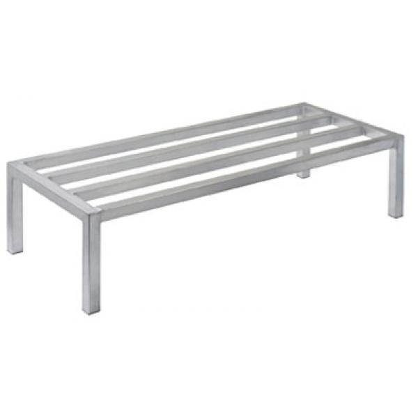 Focusfoodservice Fadr482012 48 In. X 20 In. X 12 In. Standard-duty Aluminum Dunnage Racks