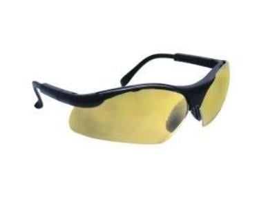 Sas541-0004 Sidewinders Safety Glasses - Black Frames-gold Mirror Lens