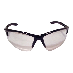 Sas540-0602 Db2 Safety Glasses Indoor-outdoor Lens And Black Frames In Polybag