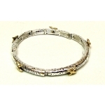 015-2075 Stackable Stretch Bangle Gold X