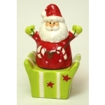 049-99572 Ceramic Santa-gift Box Salt & Pepper Set