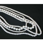 049-40203 White Beads Necklace