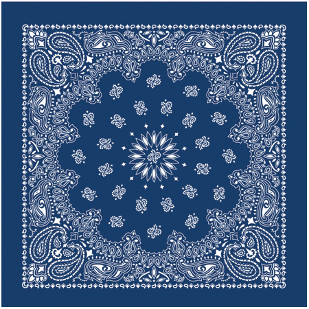 Liberty Mountain 518051 Bandanas with Hang Tag and UPC  Blue