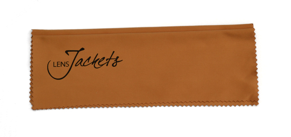 Lens Jackets LLC clcl81809 Lens Jackets Cleaning Cloths  Large Caramel