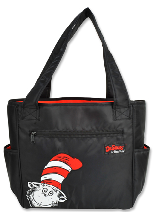 Trend Lab 30097 Diaper Bag Dr. Seuss Cat In The Hat Tulip Tote