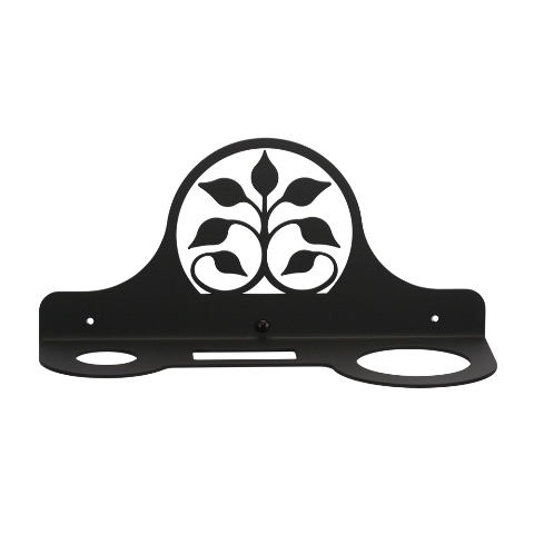 Village Wrought Iron HD109 Hair Care Caddy  Leaf Fan Design