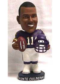 Caseys Distributing 1887200139 Minnesota Vikings Daunte Culpepper Bobble Head