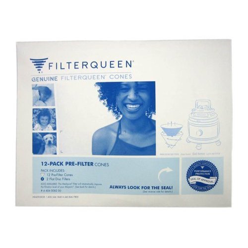 Filter Queen 0P42318QA0 Package of 12 Genuine Filter Queen Cones